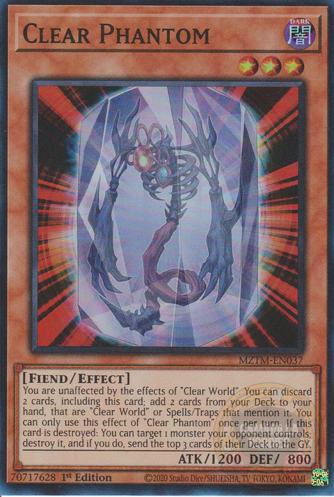 Clear Phantom - MZTM-EN037 - Super Rare 