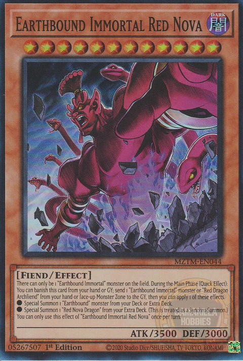 Earthbound Immortal Red Nova - MZTM-EN044 - Super Rare 