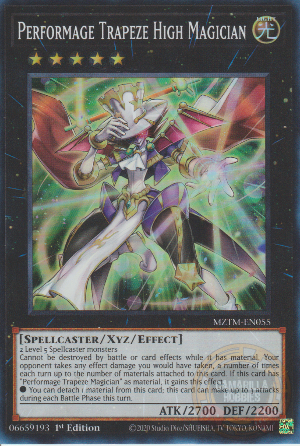 Performage Trapeze High Magician - MZTM-EN055 - Super Rare  1