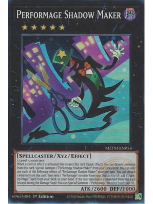 Performage Shadow Maker - MZTM-EN054 - Super Rare 