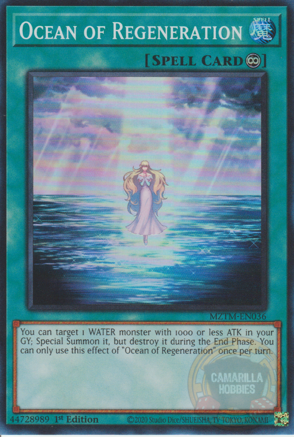 Ocean of Regeneration - MZTM-EN036 - Super Rare  1