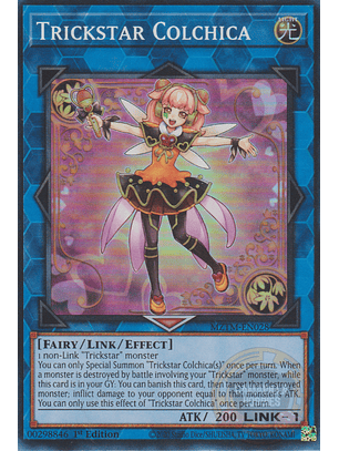 Trickstar Colchica - MZTM-EN028 - Super Rare 