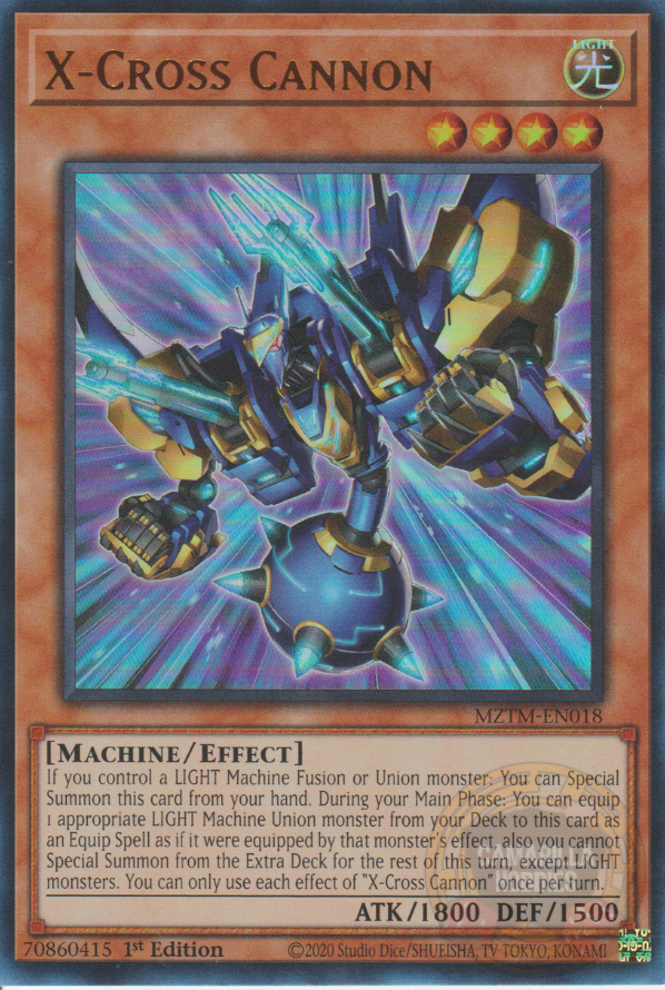 X-Cross Cannon - MZTM-EN018 - Ultra Rare 1