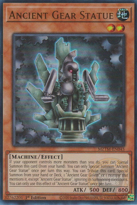 Ancient Gear Statue - MZTM-EN045 - Ultra Rare 