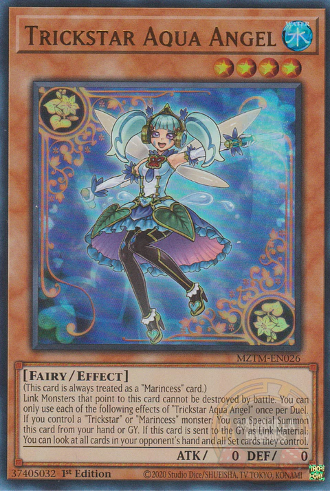 Trickstar Aqua Angel - MZTM-EN026 - Ultra Rare