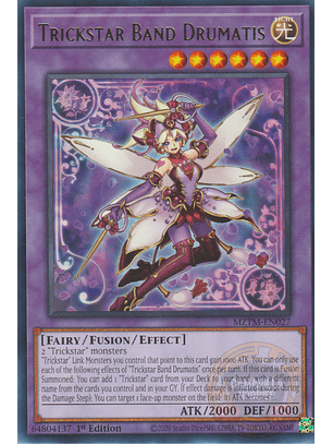 Trickstar Band Drumatis - MZTM-EN027 - Rare 