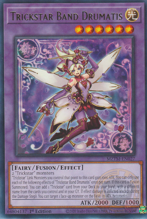 Trickstar Band Drumatis - MZTM-EN027 - Rare 