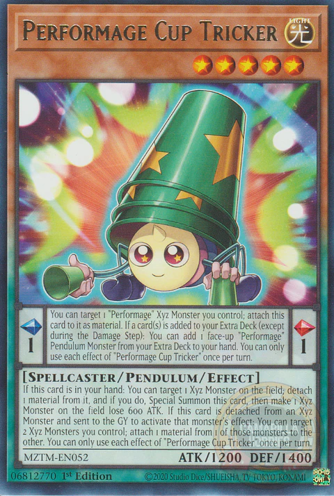 Performage Cup Tricker - MZTM-EN052 - Rare 