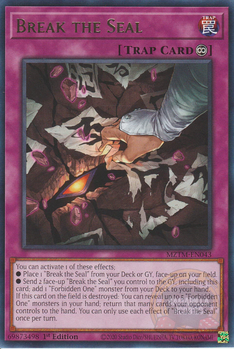 Break the Seal - MZTM-EN043 - Rare 