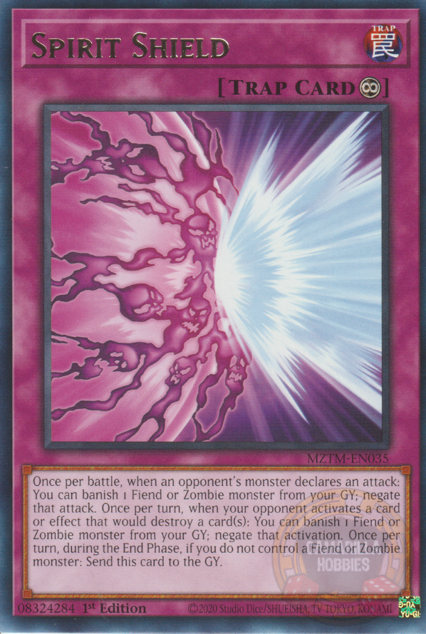 Spirit Shield - MZTM-EN035 - Rare  1