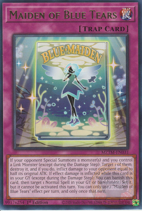 Maiden of Blue Tears - MZTM-EN031 - Rare 