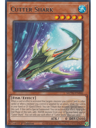 Cutter Shark - MZTM-EN046 - Rare 