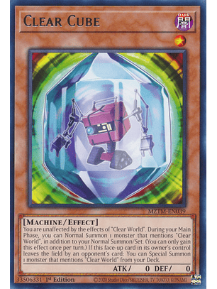 Clear Cube - MZTM-EN039 - Rare 