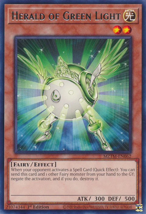 Herald of Green Light - MZTM-EN062 - Rare 