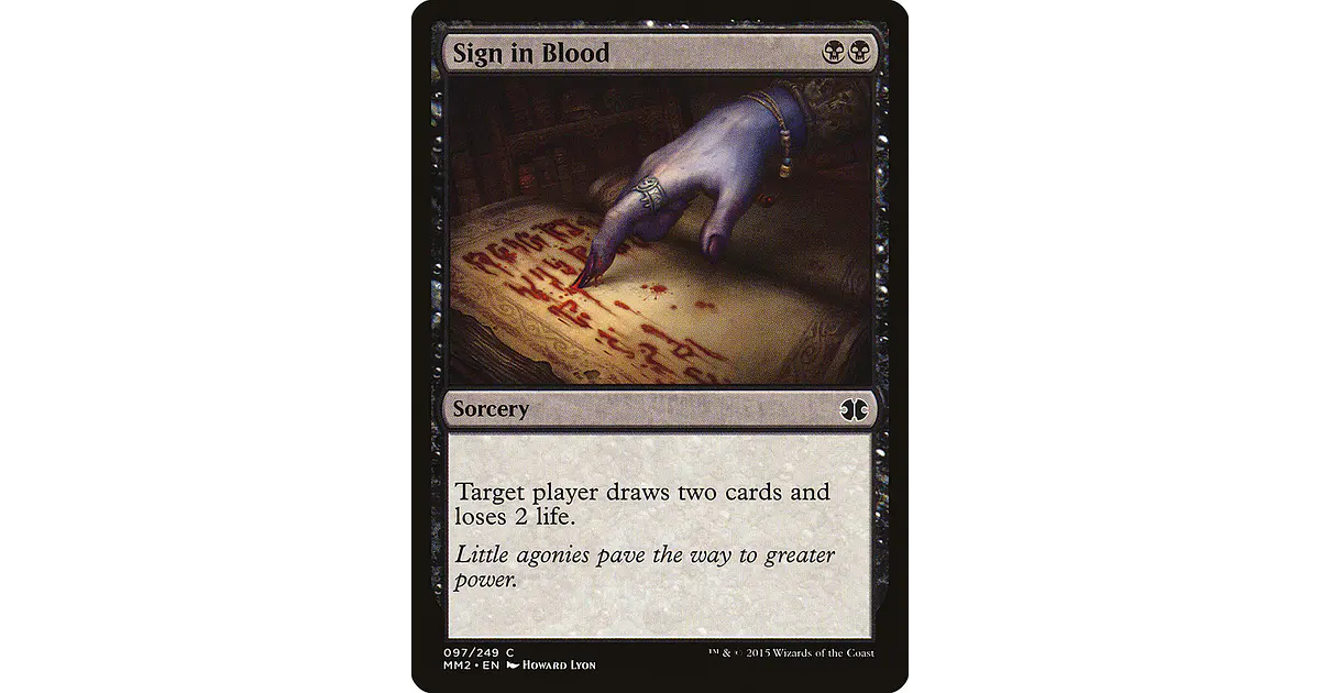 Sign in blood - MM2 - C
