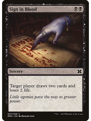 Sign in blood - MM2 - C
