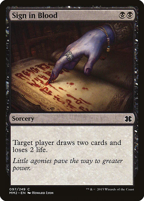 Sign in blood - MM2 - C