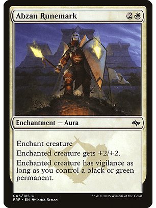 Abzán runemark - FRF - C