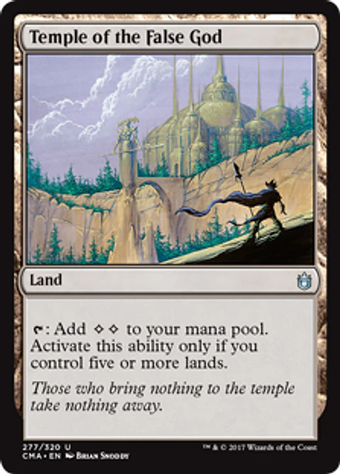 Temple of the False God - CMA - U 
