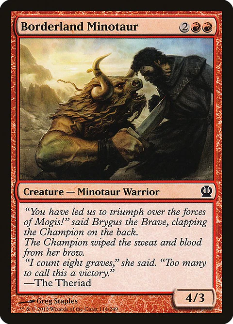 Borderland minotaur - THS - C