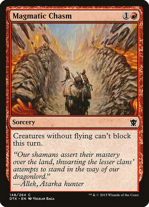 Magmatic chasm - DTK - C