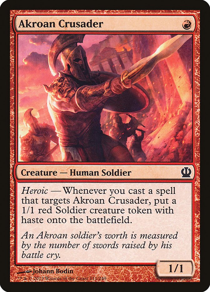 Akroan Crusader - THS - C 1