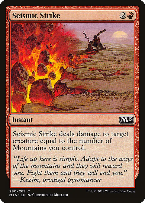Seismic strike - M15 - C