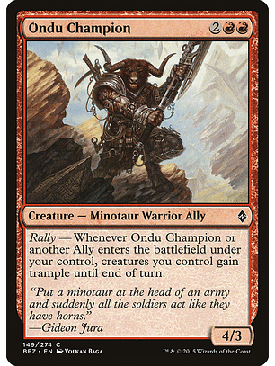 Ondu champion - BFZ - C