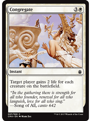 Congregate - CMA - C 