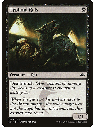 Typhoid rats - FRF - C