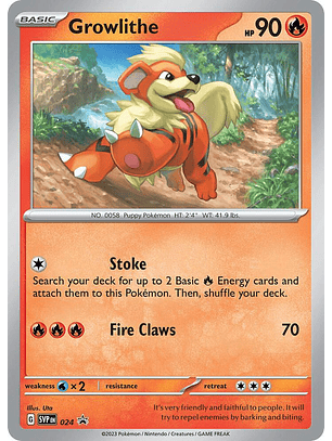 Growlithe - 024 - SVP