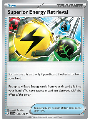 Superior Energy Retrieval - 189/193 - Uncommon - PAL 