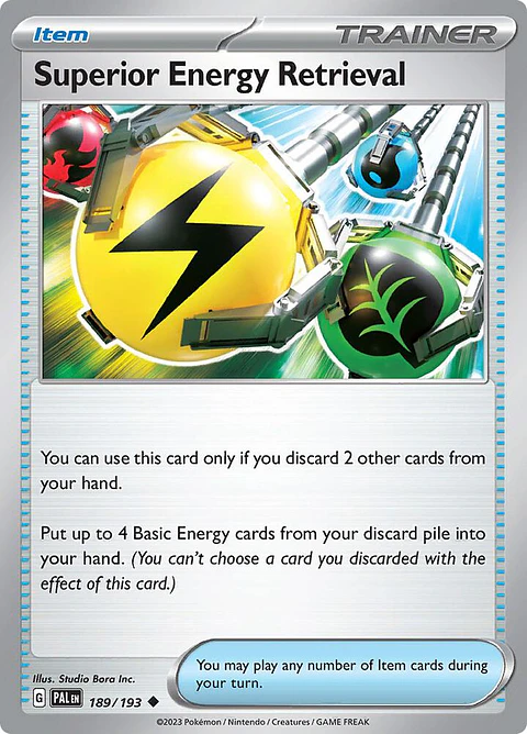 Superior Energy Retrieval - 189/193 - Uncommon - PAL 