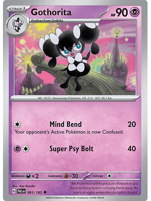 Gothorita - 091/193 - Common - PAL