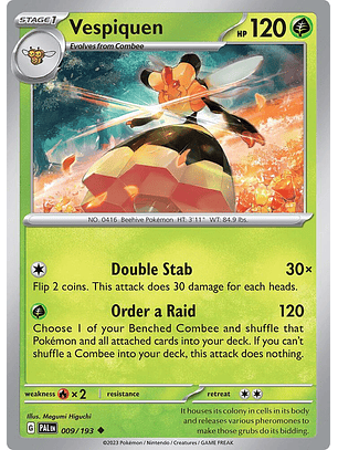 Vespiquen - 009/193 - Uncommon - PAL