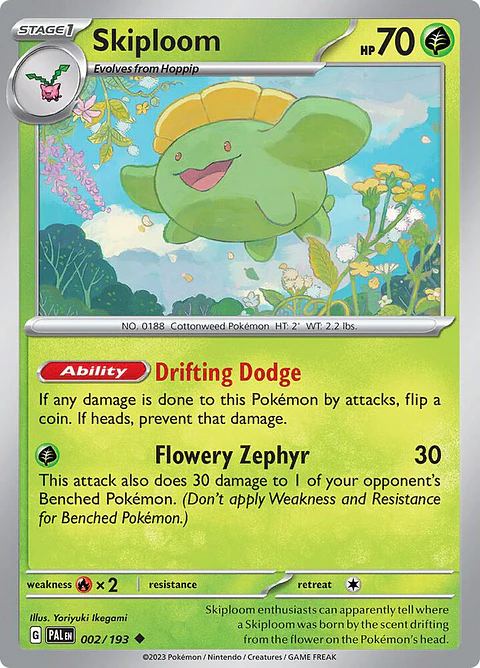 Skiploom - 002/193 - Uncommon - PAL