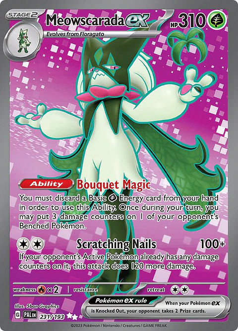 Meowscarada ex - 231/193 - Ultra Rare - PAL