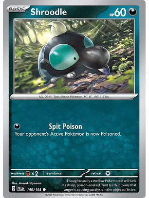 Shroodle - 145/193 - Common - PAL