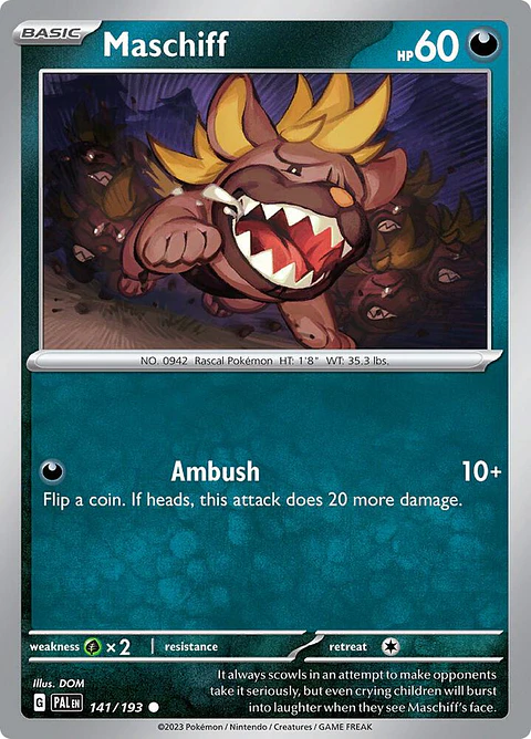 Maschiff - 141/193 - Common - PAL 