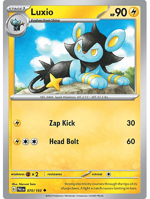 Luxio - 070/193 - Uncommon - PAL 