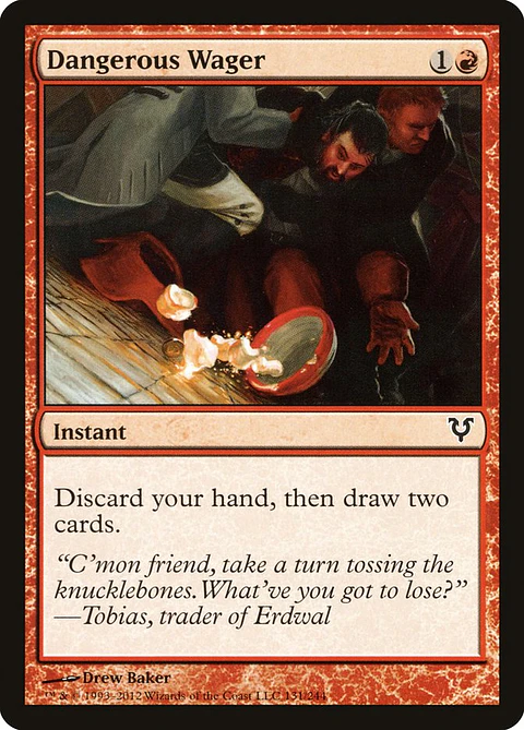 Dangerous wager - AVR - C