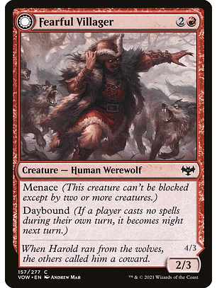 Fearful villager - VOW - C