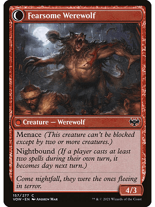 Fearful villager - VOW - C