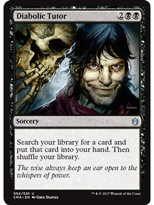 Diabolic Tutor - CMA - U