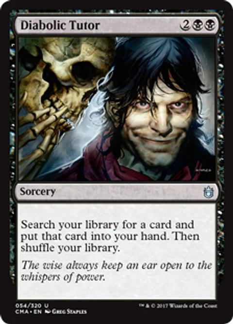 Diabolic Tutor - CMA - U