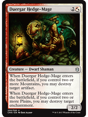 Duergar Hedge-Mage - CMA - U
