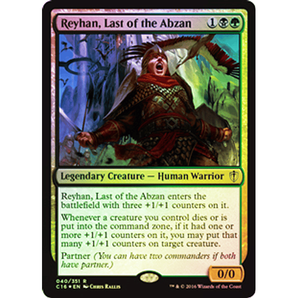 Reyhan, Last of the Abzan - C16 - R 