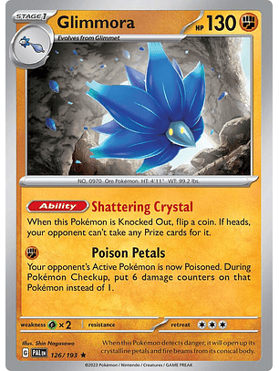 Glimmora - 126/193 - Holo Rare - PAL