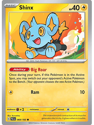 Shinx - 068/193 - Common - PAL 