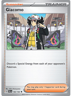 Giacomo - 182/193 - Uncommon - PAL